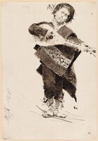 Mandolin Player in Popular Costume of Abruzzi