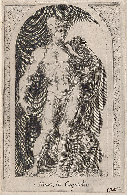 Mars (Mars in Capitolio), from "Speculum Romanae Magnificentiae"