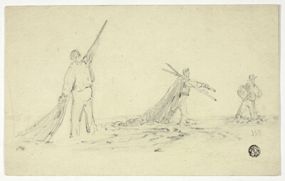 Men Carrying Nets