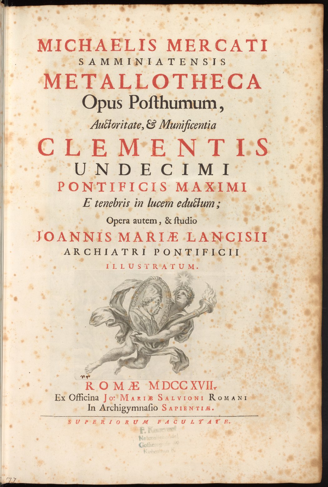 Metallotheca : Opus Posthumum