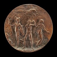 Minerva, Hercules, and Vice [reverse]
