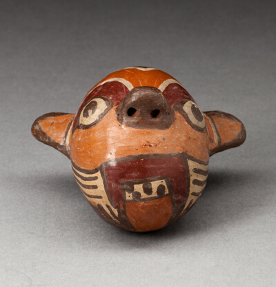 Miniature Vessel in the Form of a Feline Head
