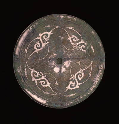 Mirror with Dragon Arabesques