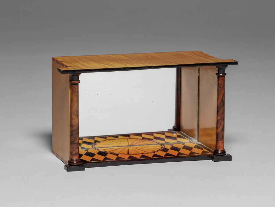 Mirrored Partition for a Globe Work Table (Globustisch)