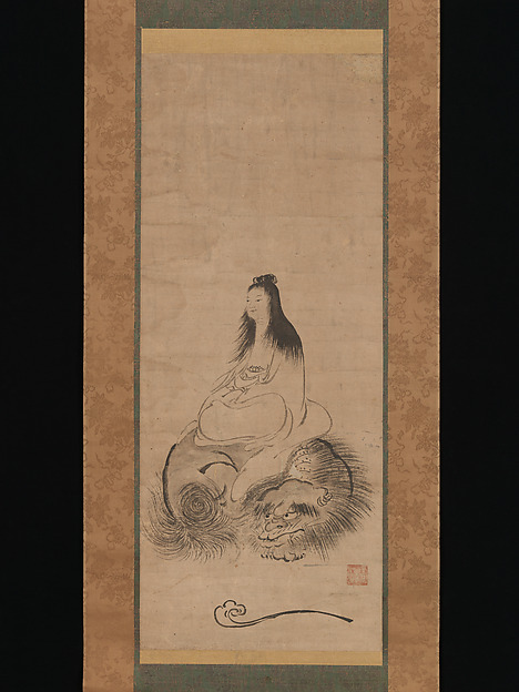 Monju on a Lion