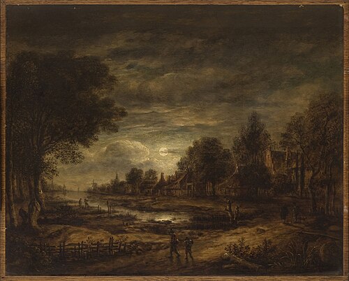 Moonlight on a Canal