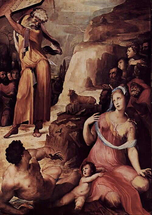 Moses receives the Ten Commandments