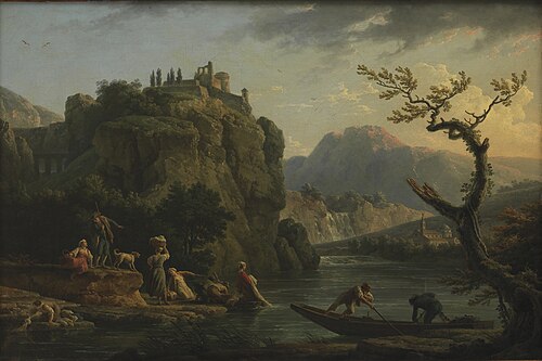 Mountain Landscape with a River