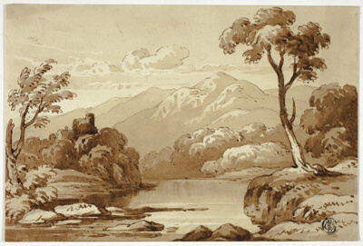Mountainous Landscape with River