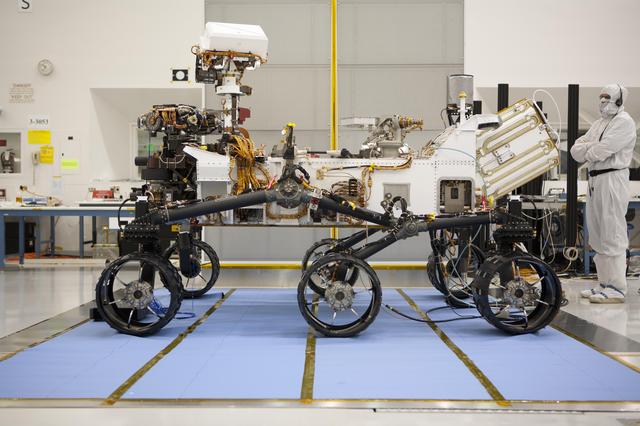 NASA Curiosity Rover in Profile