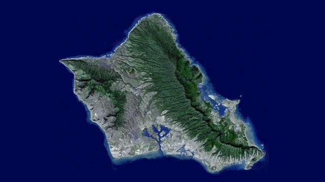 NASA Flyover of Oahu, Hawaii