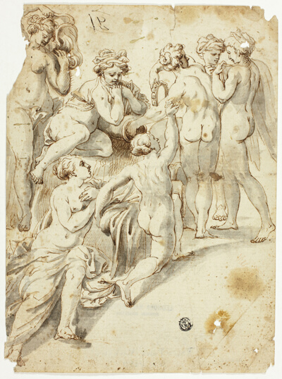 Nymphs Bathing