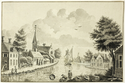 Old Dutch Town on Canal