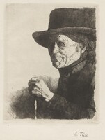 Old Farmer with a Hat