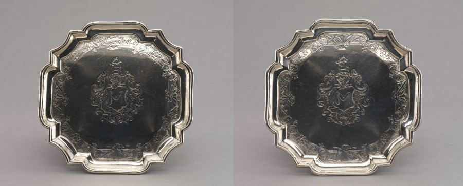 Pair of Salvers