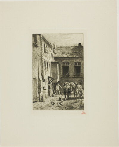 Parisian Courtyard