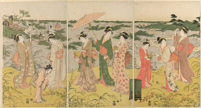 Parody of courtly insect hunt