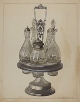 Pewter Caster