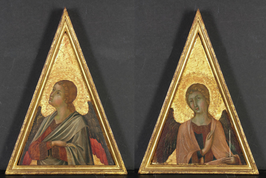 Pinnacle with Angel (pair)