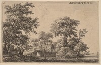 Planks Attached to Four Trees