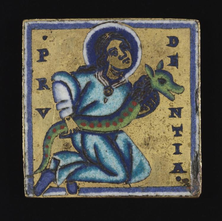 Plaque: Prudentia (Prudence)