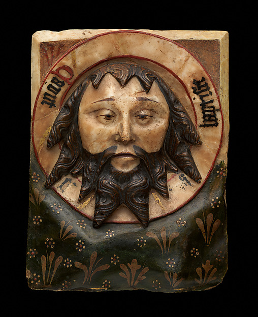 Plaque with the Head of Saint John the Baptist on a Charger