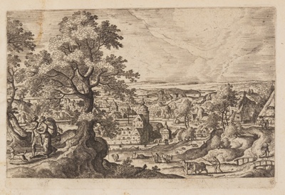Plate 16, from Landscapes with Scenes from the Old and New Testament and Ovid’s Metamorphoses