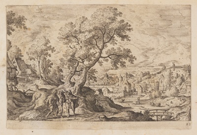 Plate 23, from Landscapes with Scenes from the Old and New Testament and Ovid’s Metamorphoses
