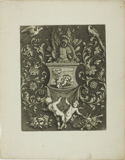 Plate Nine, from A New Book of Ornaments
