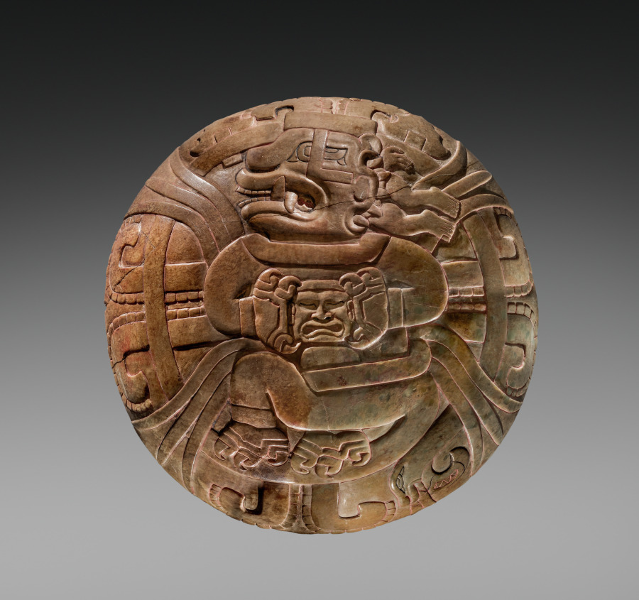 Plate with Supernatural Being