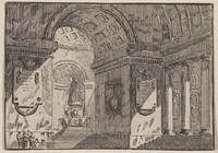 Porch before a Circular Temple