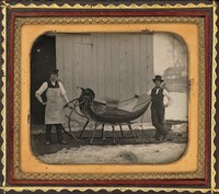 Portrait of Two Sleigh Makers