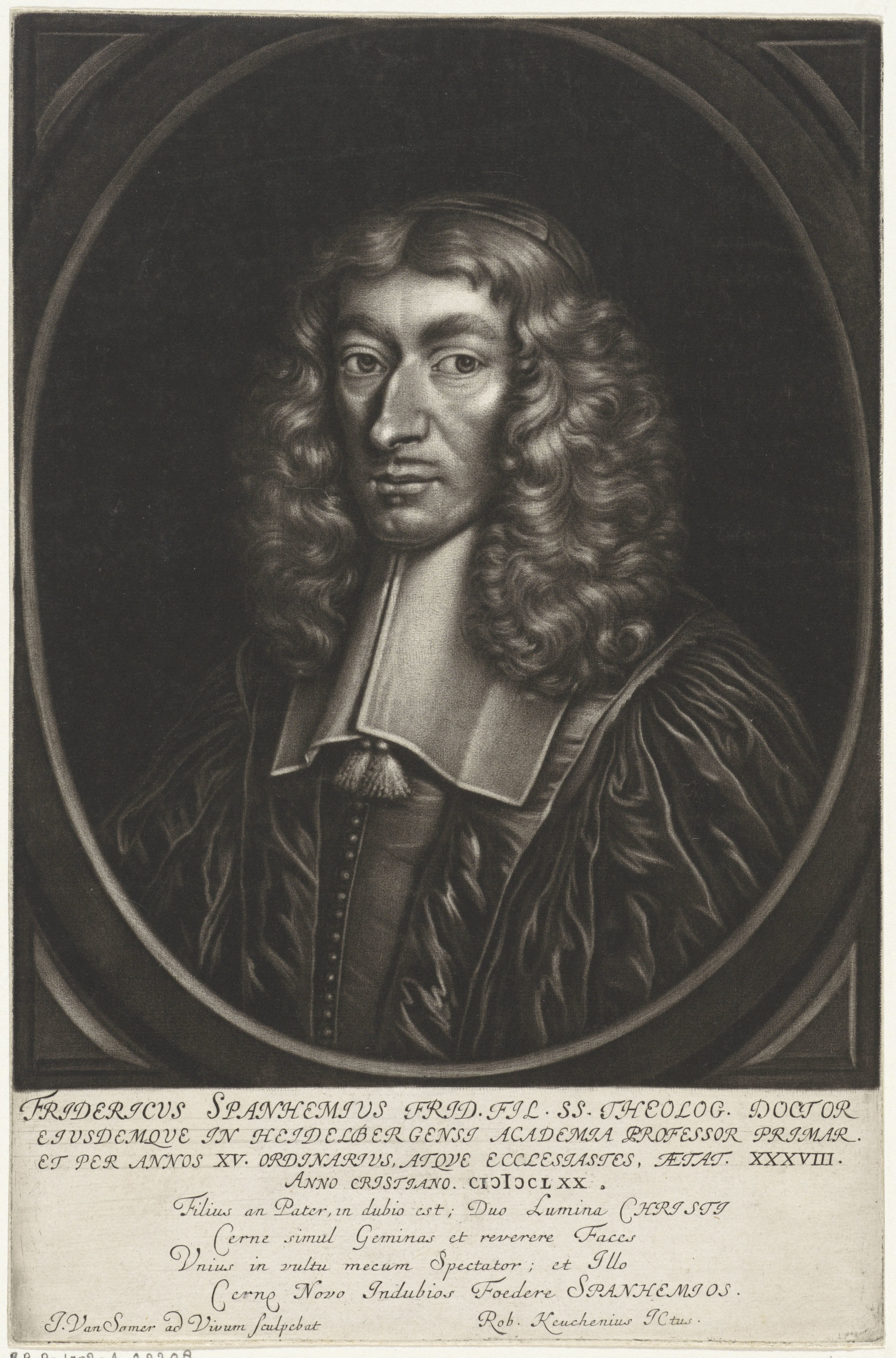 Portret van Frederick Spanheim II