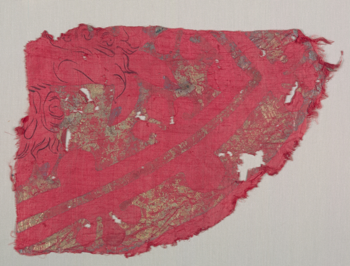 Printed Silk Fragment