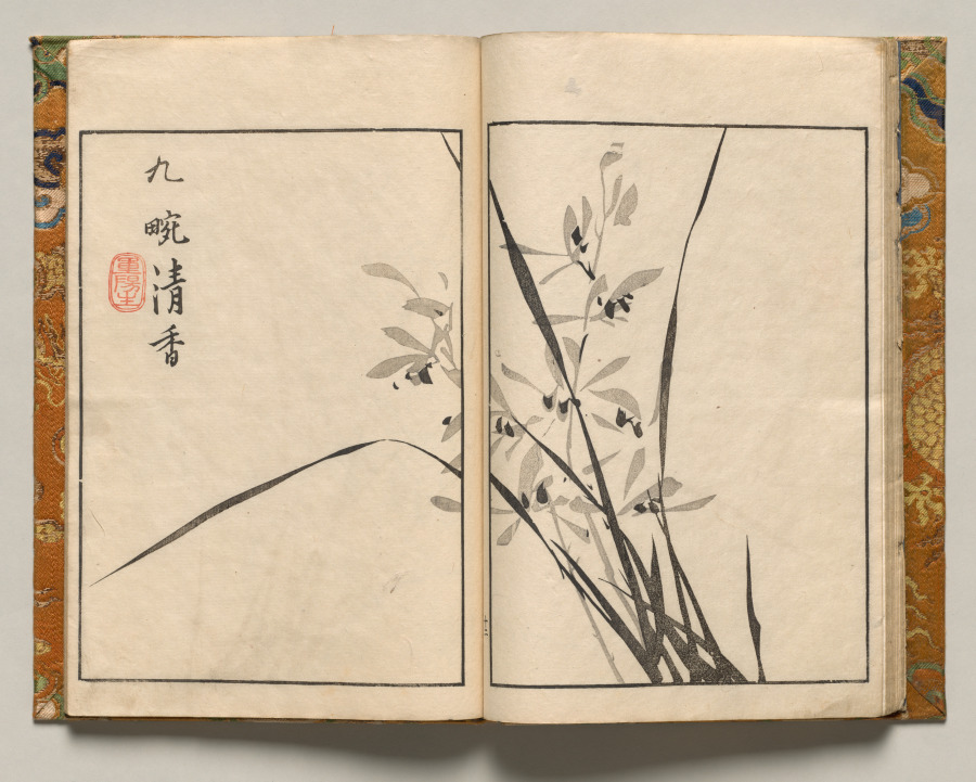 Pure Scent of Orchids, Design Twelve from Shazanrō Picture Book