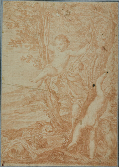 Putti Playing with a Swing