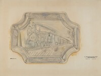 Railroad Platter