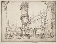 Rebuilding the Campanile, Venice, No.II