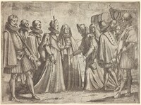 Reception at Mantua [recto]