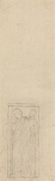 Relief with Two Cloaked Figures