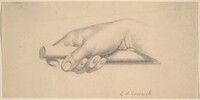Right Hand Holding Short Rod