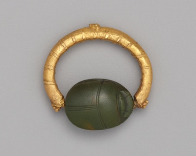 Ring with a Scarab Bezel