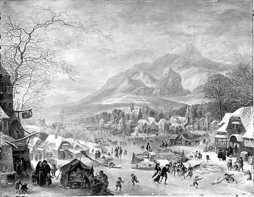 River Scenery in Winter