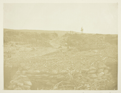 Road Opened Through Trenches