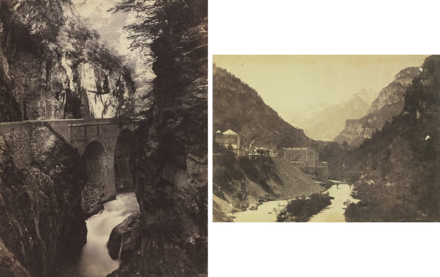 Road to Eaux-Chaudes, Pyrenees (recto); Eaux-Chaudes, Pyrenees (verso)
