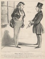 Robert Macaire commissionnaire