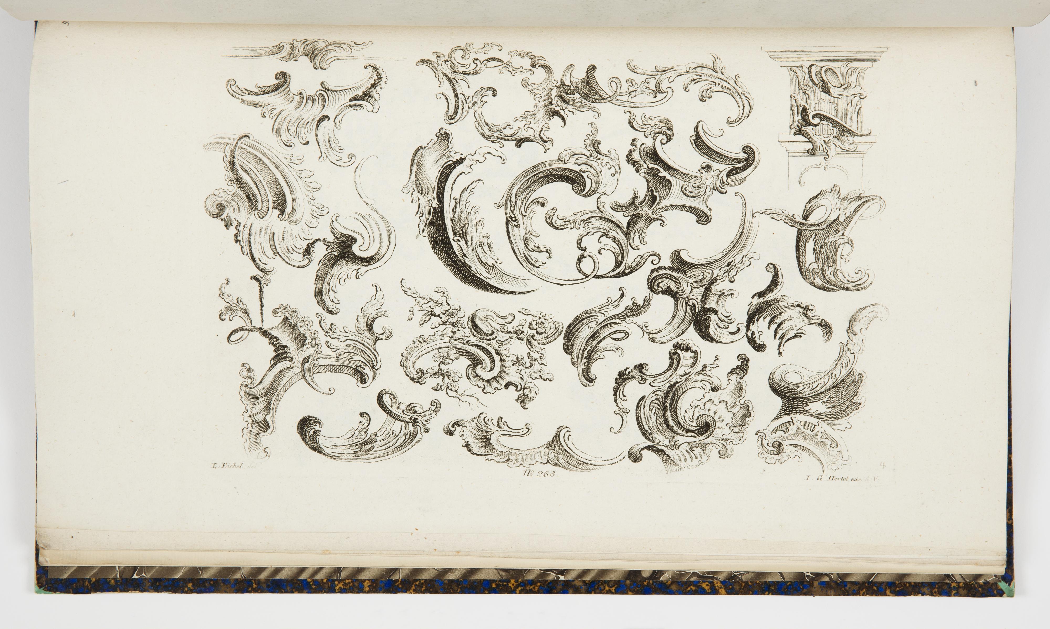 Rocaille Scroll Designs