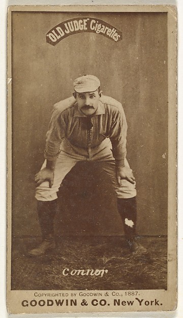 Roger Connor, New York Giants/Gothams, from the Old Judge series (N172) for Old Judge Cigarettes