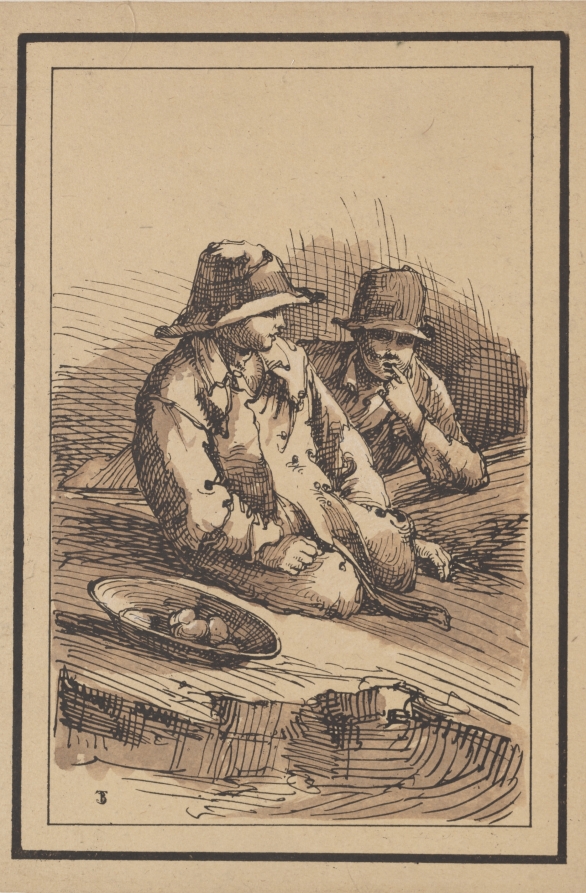 Rustic Figures: Two Boys