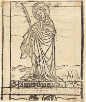 Saint Agnes [verso]